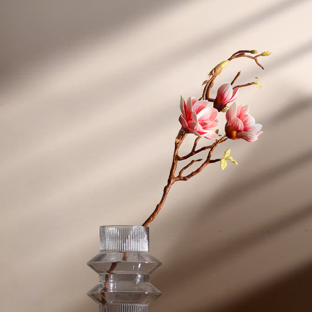 Magnolia Faux Stem - Dark Pink