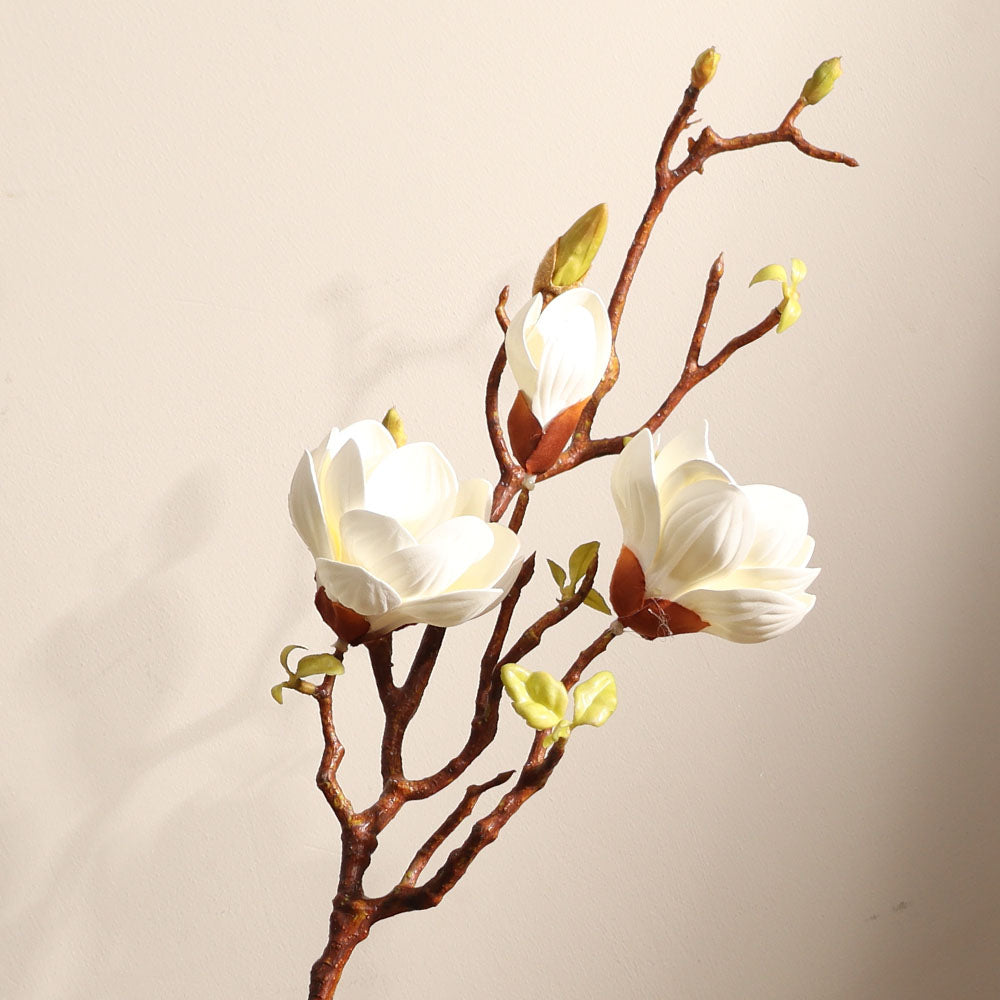 Magnolia Faux Stem - White