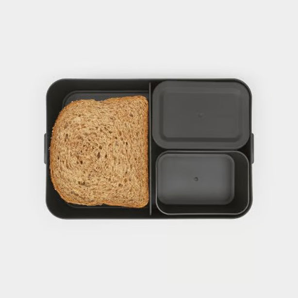 Make & Take Bento Lunchbox - Dark Grey
