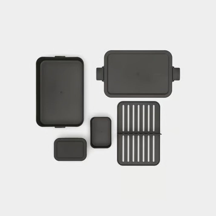 Make & Take Bento Lunchbox - Dark Grey