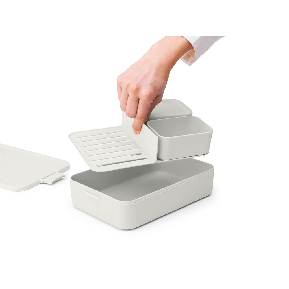 Make & Take Bento Lunchbox - Light Grey