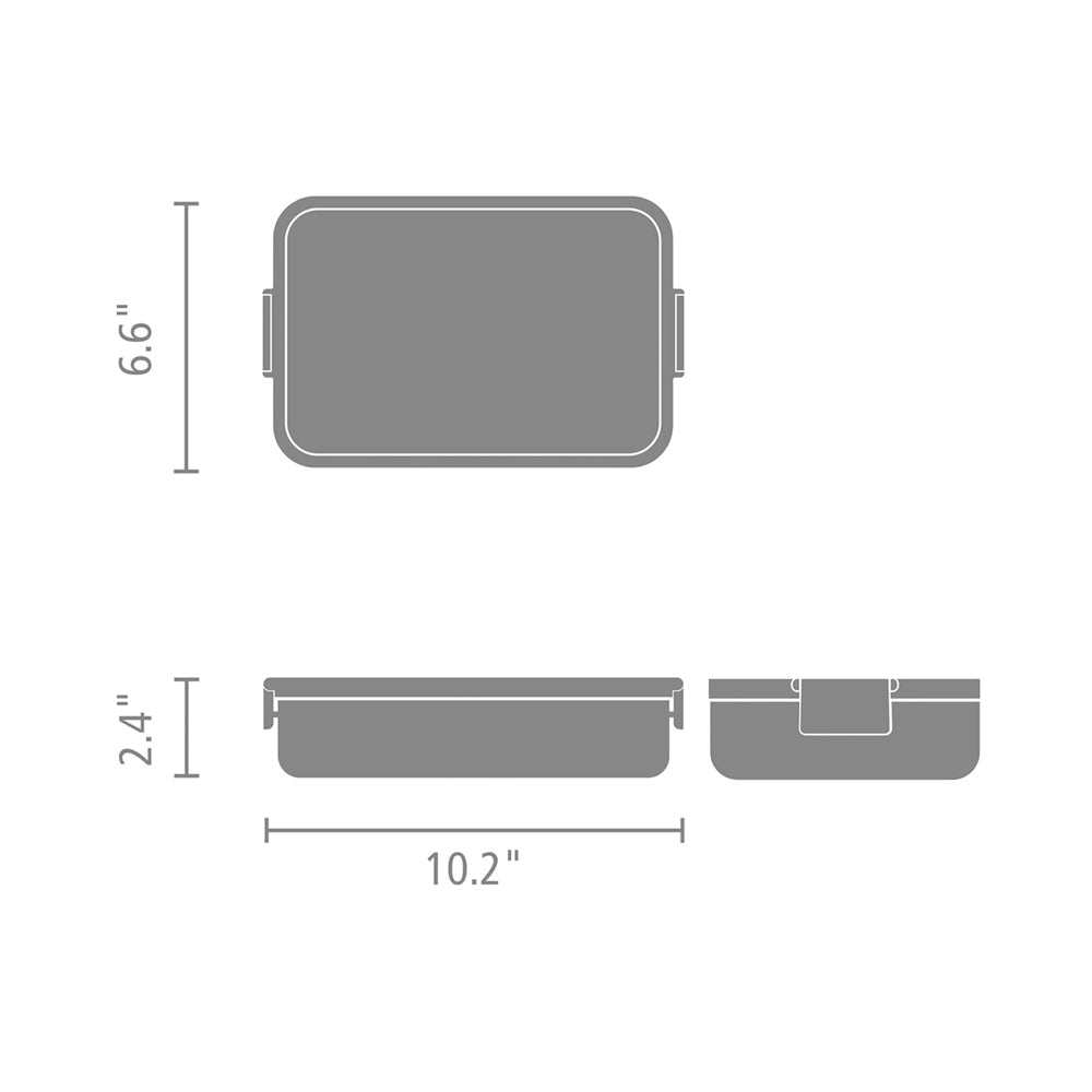 Make & Take Bento Lunchbox - Dark Grey
