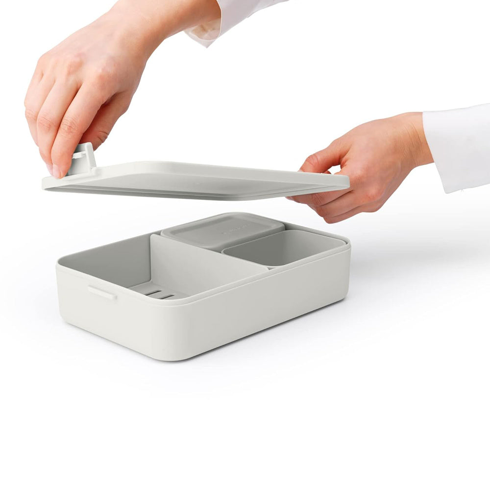 Make & Take Bento Lunchbox - Light Grey
