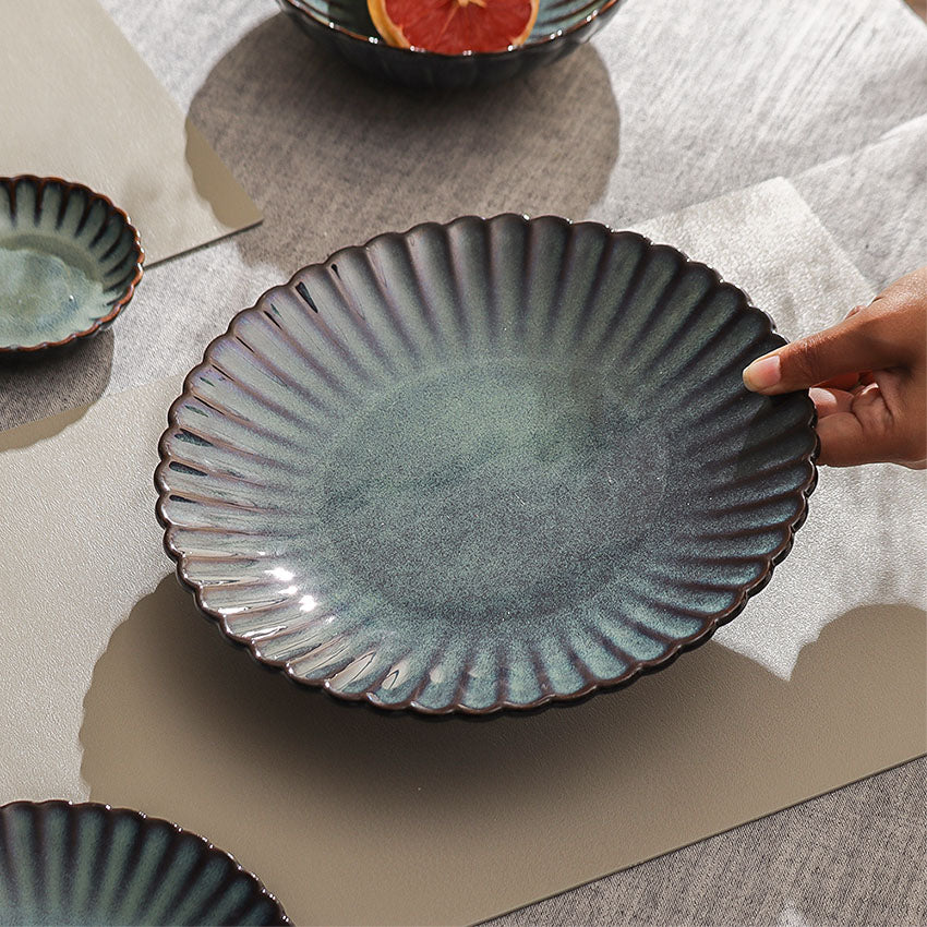 Mara Dinner Plate - Sea Green