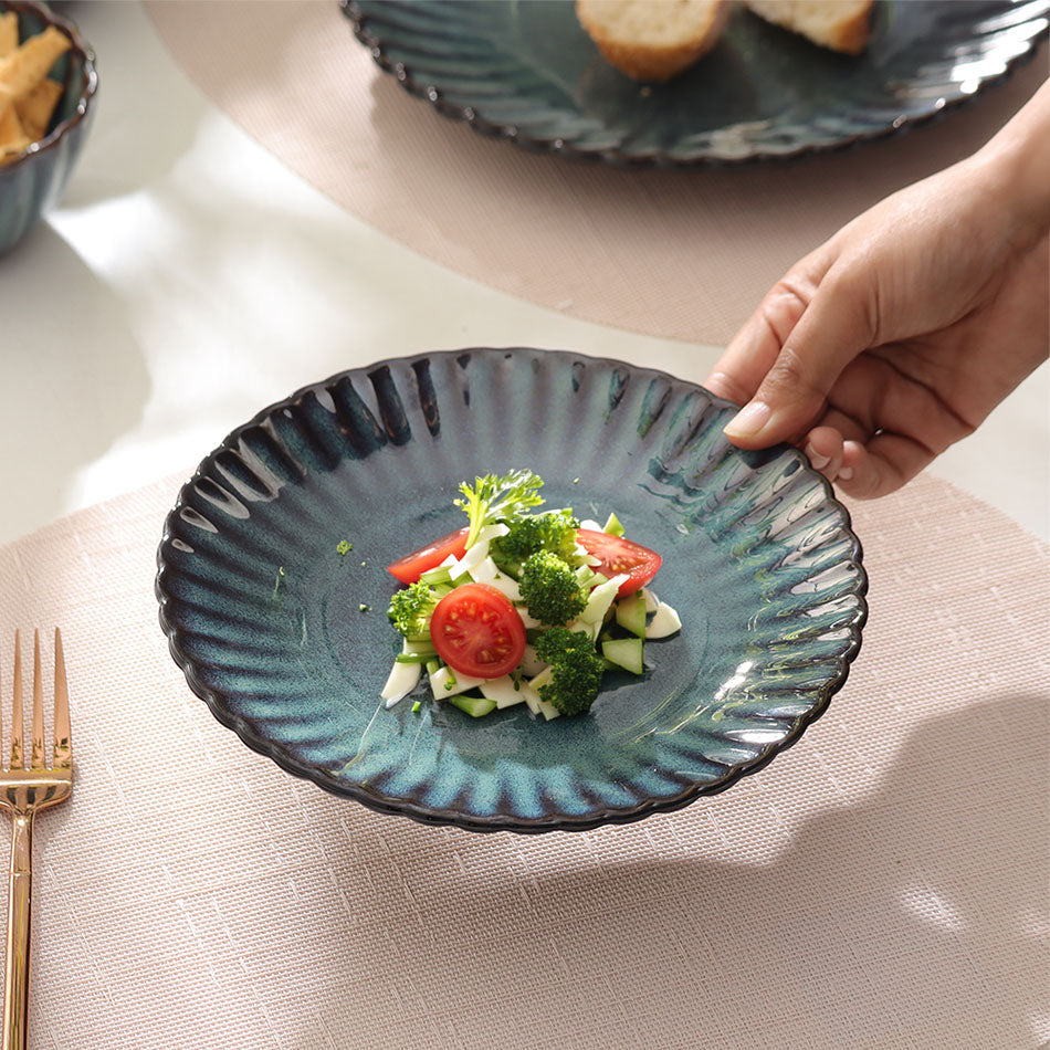 Mara Quarter Plate - Sea Green