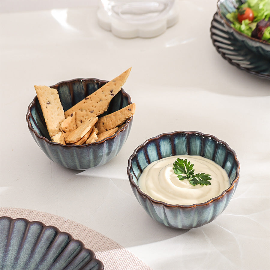 Mara Small Bowls, Set of 2 - Sea Green