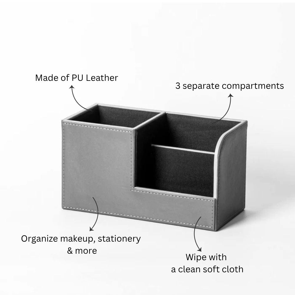 Menlo Desk Organiser - Grey