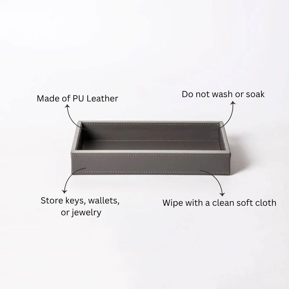 Menlo Small Tray - Grey