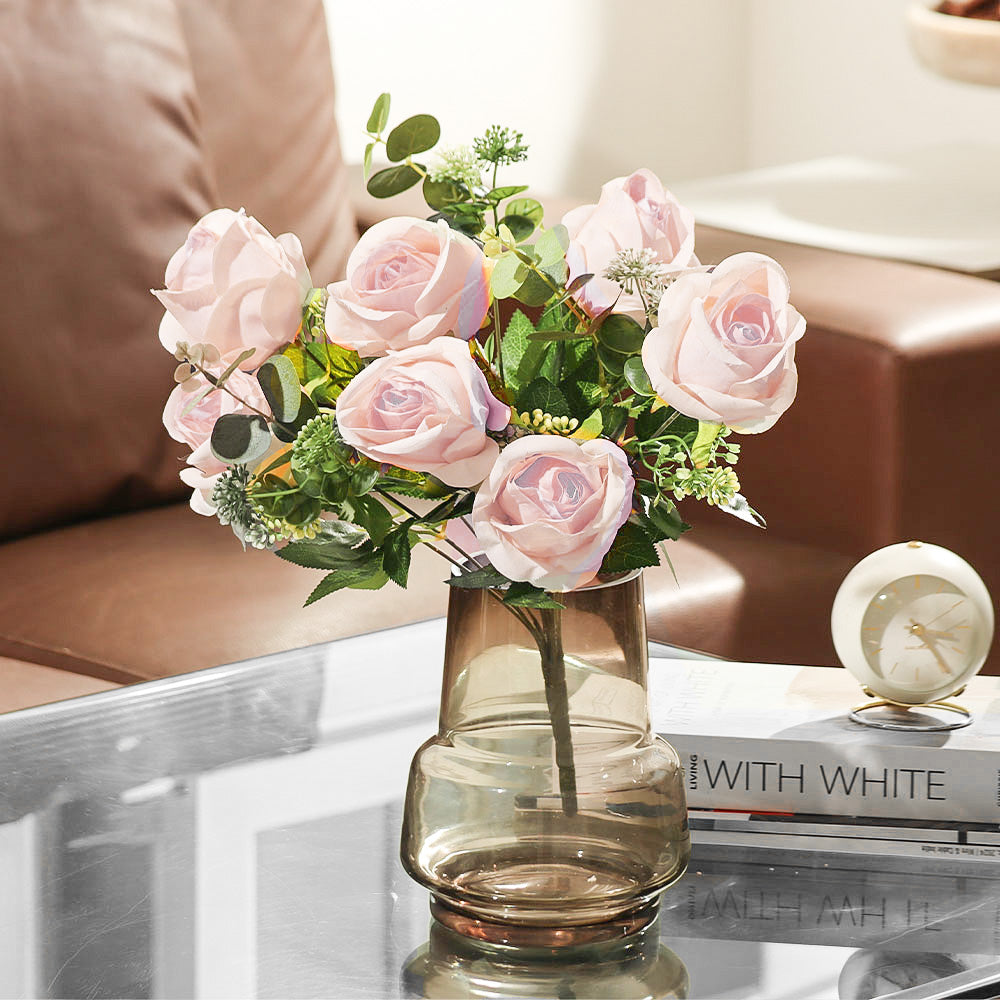 Merlin Roses Faux Stem - Light Pink