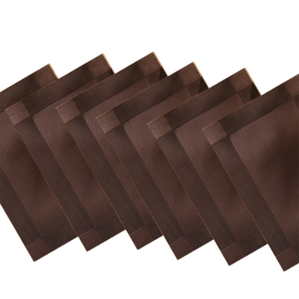 Mesh Rectangular Placemats, Set of 6 - Brown
