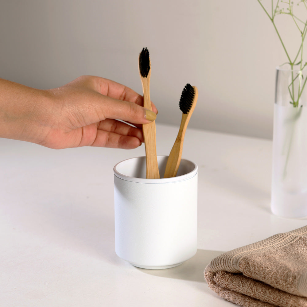 MindSet Toothbrush Tumbler - Mineral White
