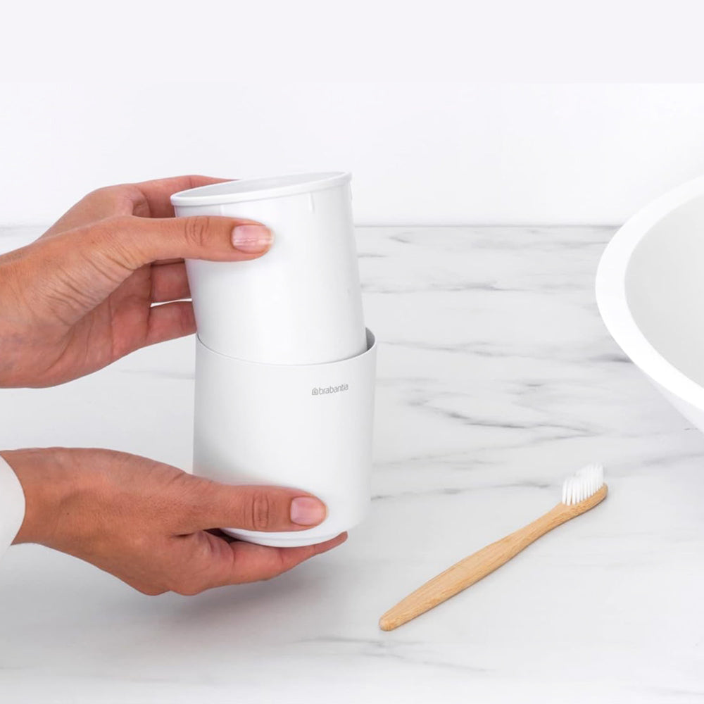 MindSet Toothbrush Tumbler - Mineral White