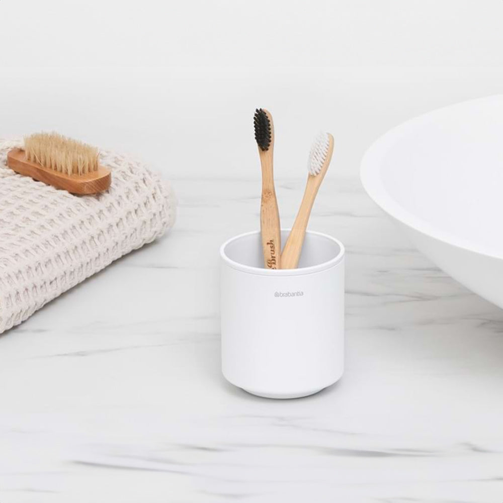 MindSet Toothbrush Tumbler - Mineral White