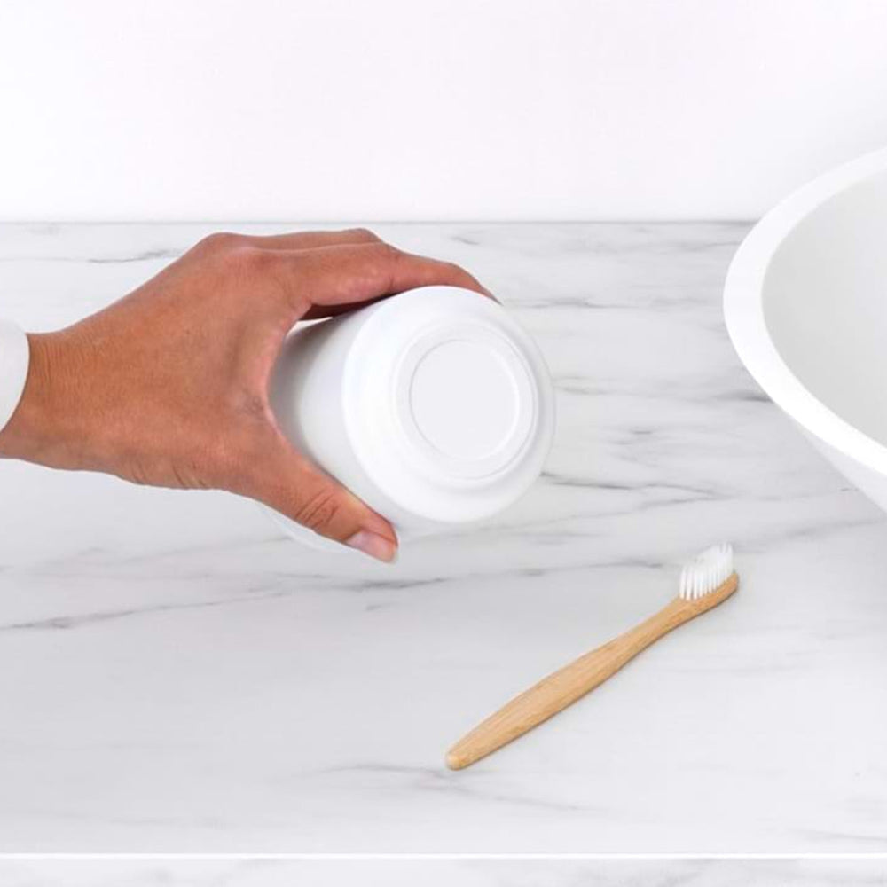MindSet Toothbrush Tumbler - Mineral White