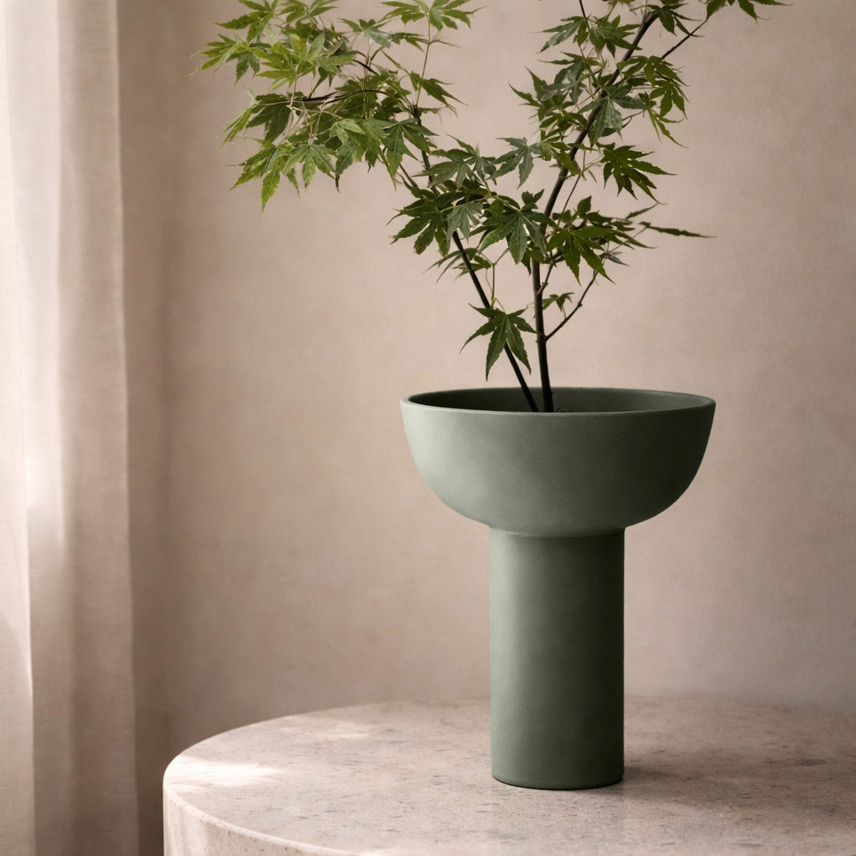 Miyabi Ceramic Vase Medium - Agave