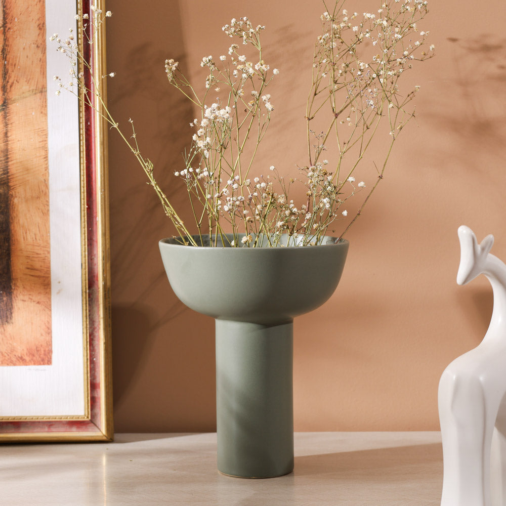 Miyabi Ceramic Vase Medium - Agave