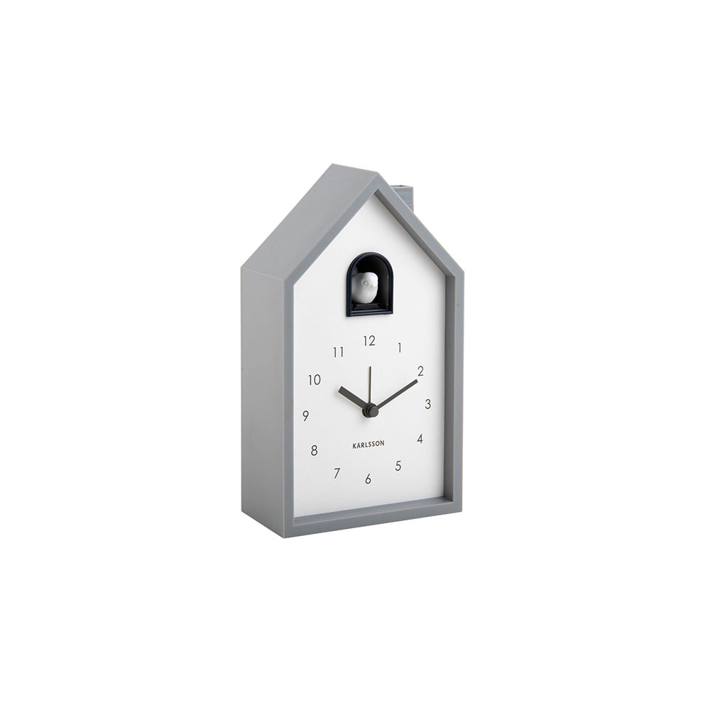 Modern Cuckoo Alarm Clock - Grey
