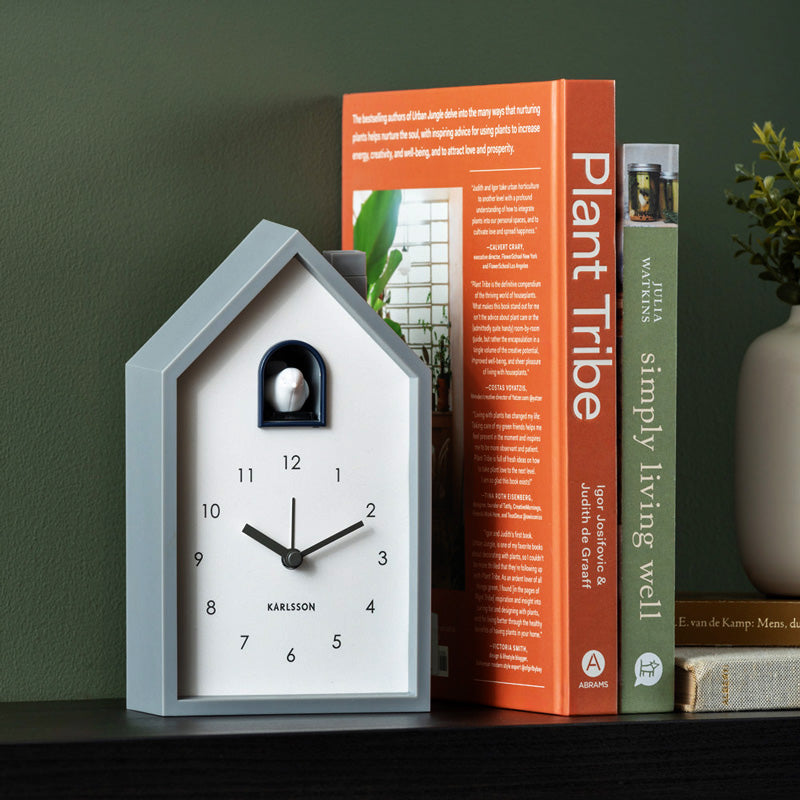 Modern Cuckoo Alarm Clock - Grey