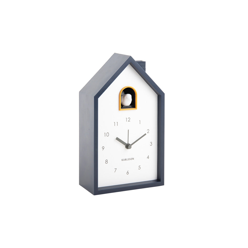 Modern Cuckoo Alarm Clock - Dark Blue
