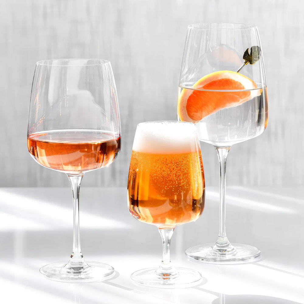 Modern Red Wine Glasses 750ml, Set of 4