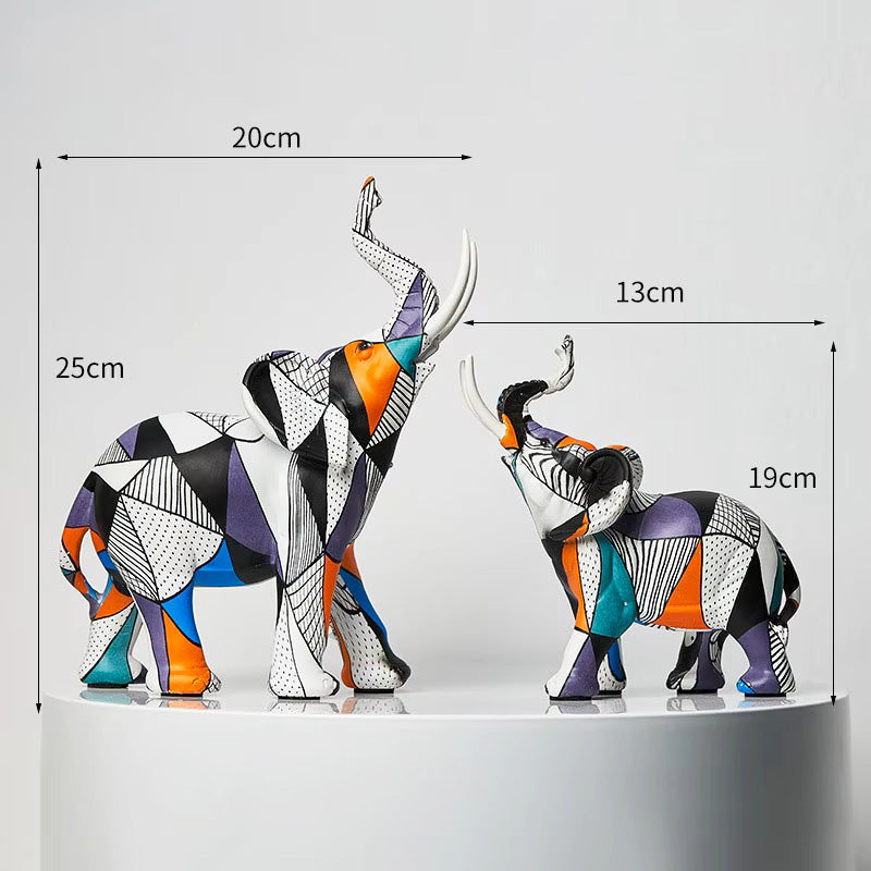 Modernist Elephant Sculpture Small