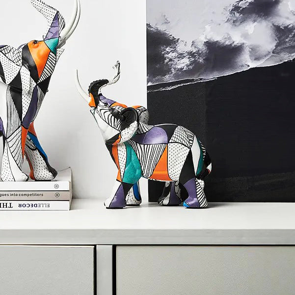 Modernist Elephant Sculpture Small