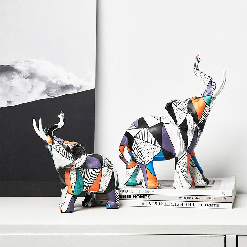 Modernist Elephant Sculpture Small