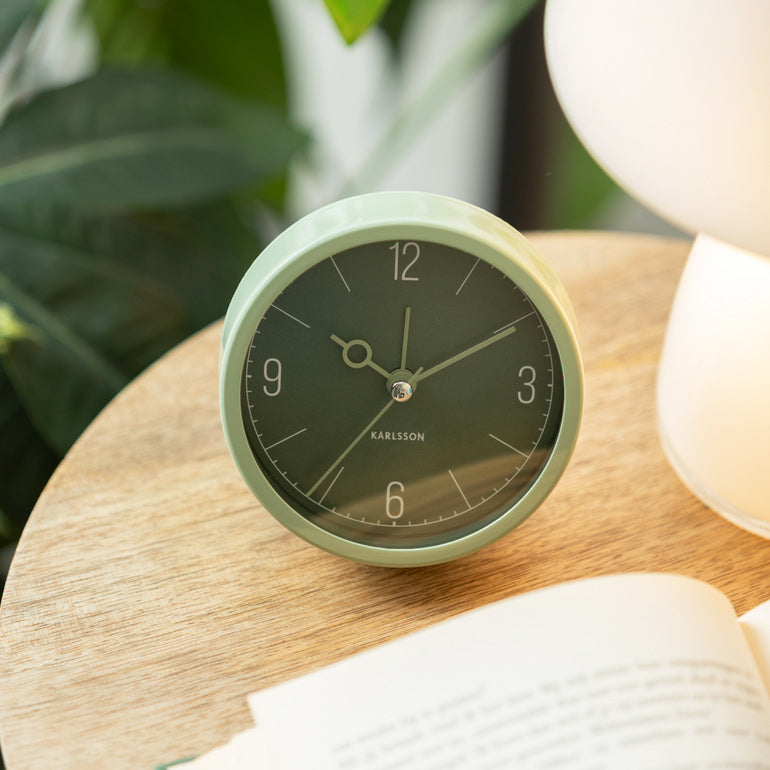Monocle Alarm Clock - Jungle Green