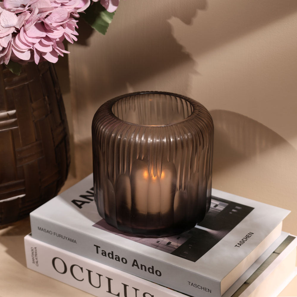 Monro Glass Hurricane - Cedar Brown