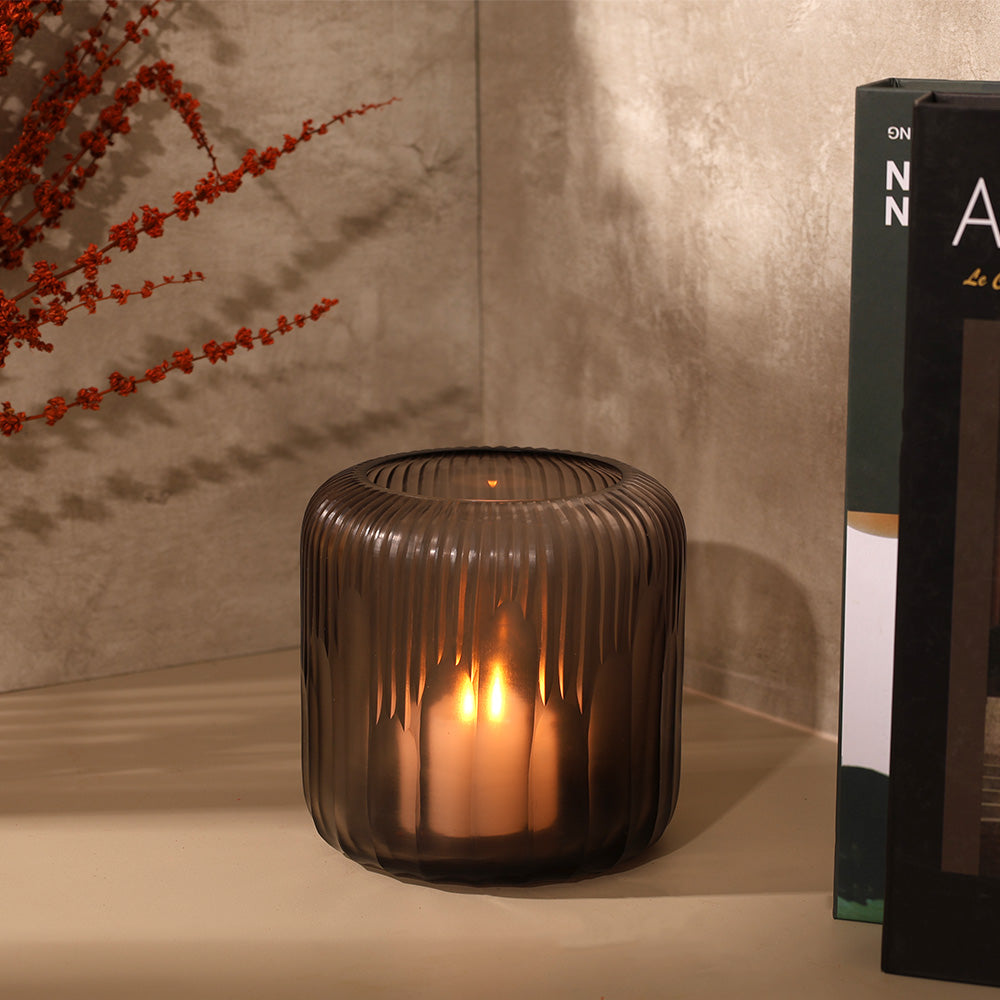 Monro Glass Hurricane - Cedar Brown