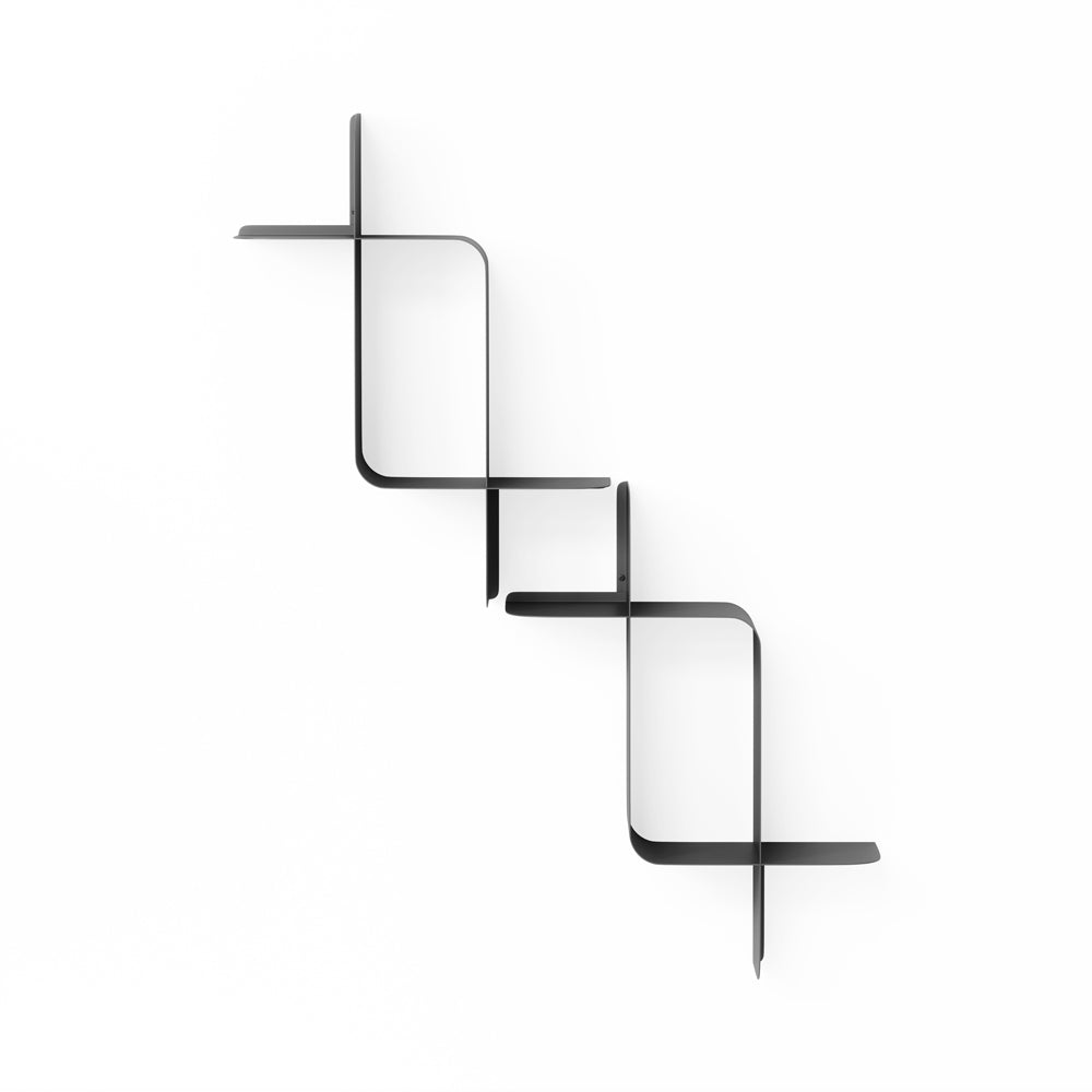 Montage Metal Shelves, Set of 2 - Black