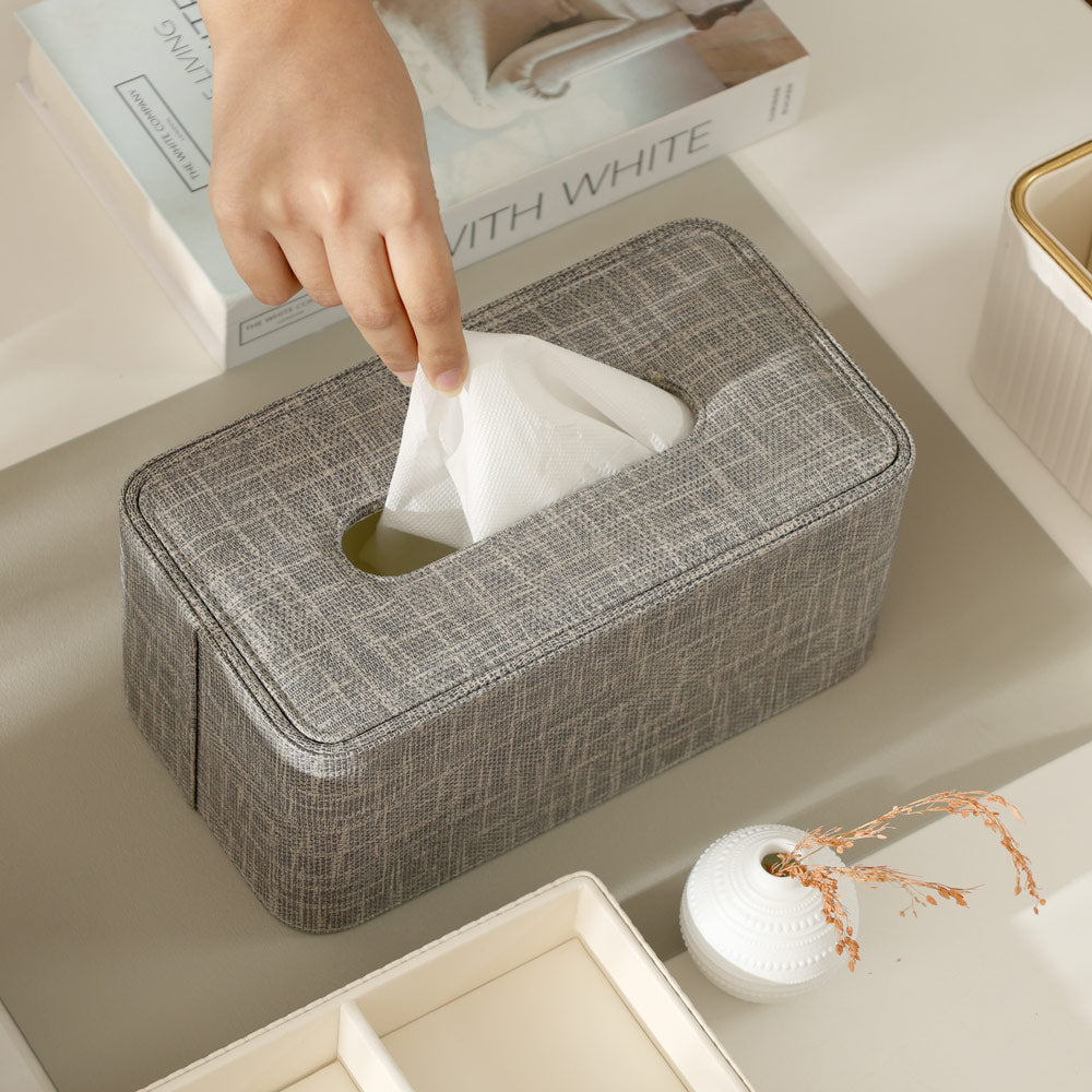 Monte High Tissue Box Holder - Graphite