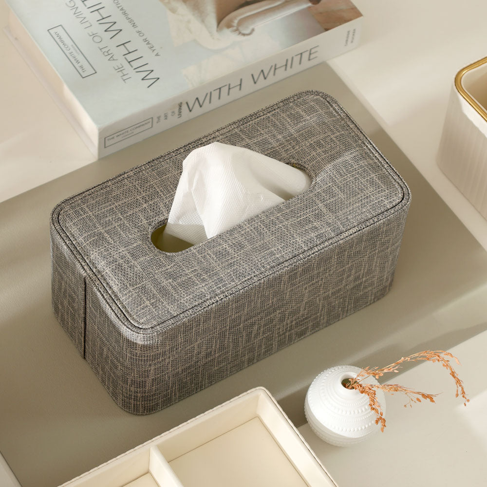 Monte High Tissue Box Holder - Graphite