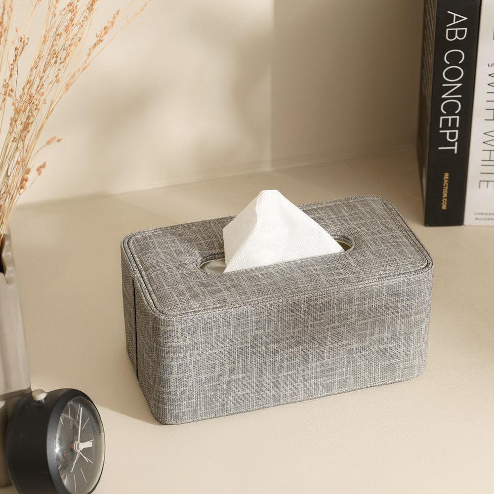 Monte High Tissue Box Holder - Graphite