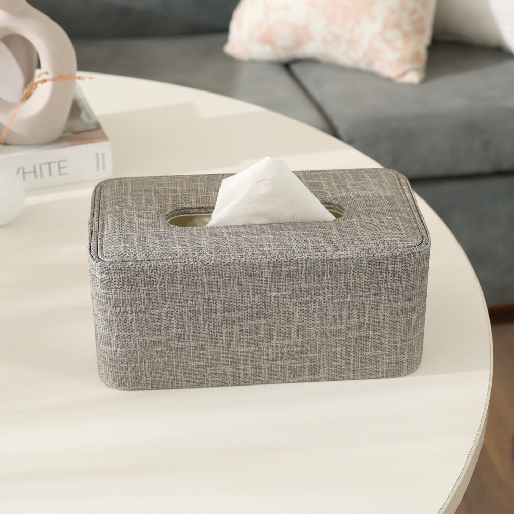 Monte High Tissue Box Holder - Graphite