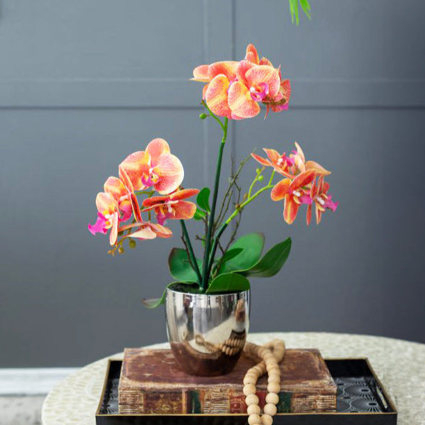 Orchid Artificial Potted Plant - Medium