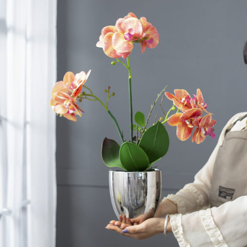 Orchid Artificial Potted Plant - Medium