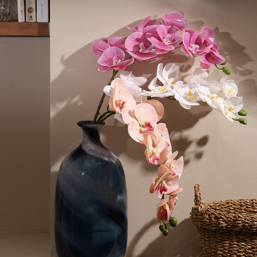 Phalaenopsis Orchid Faux Stem - Pink