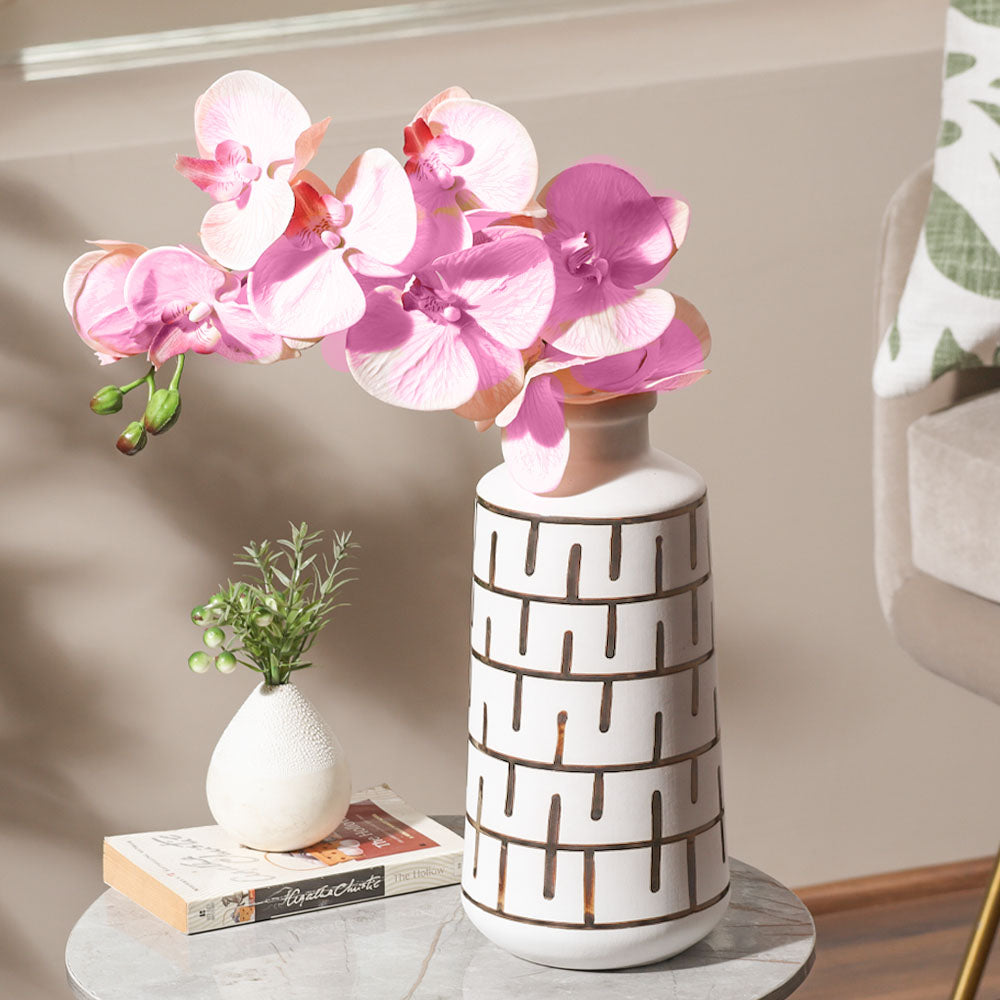 Phalaenopsis Orchid Faux Stem - Pink