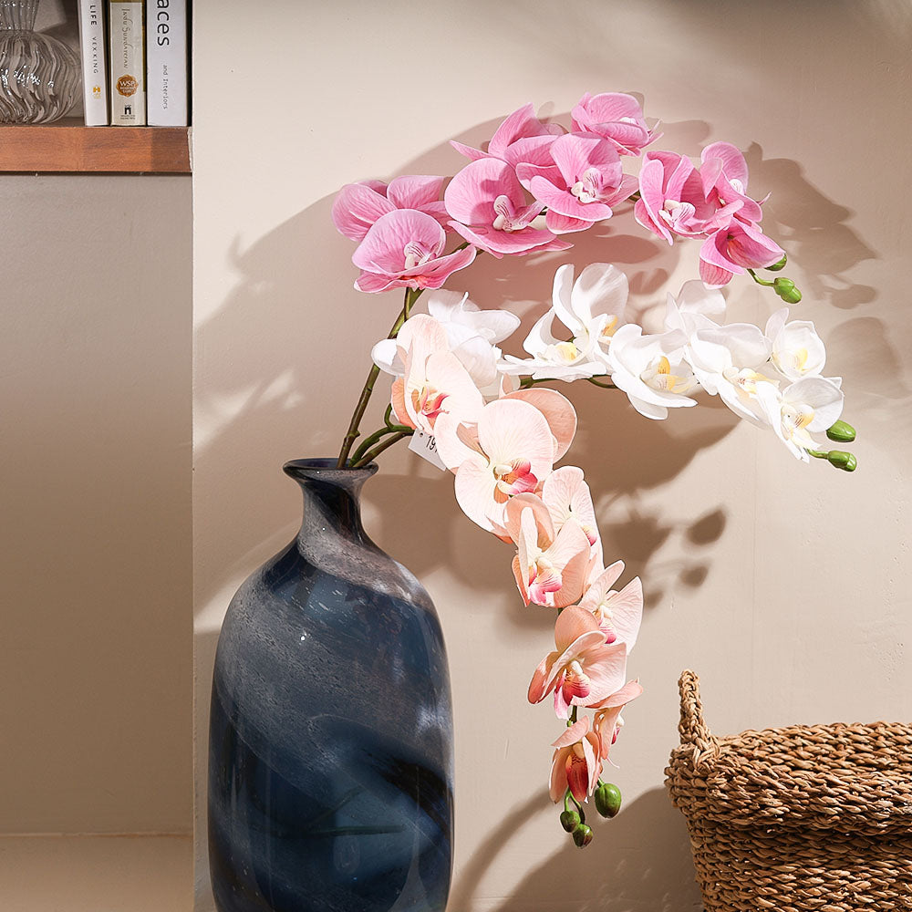 Phalaenopsis Orchid Faux Stem - Peach