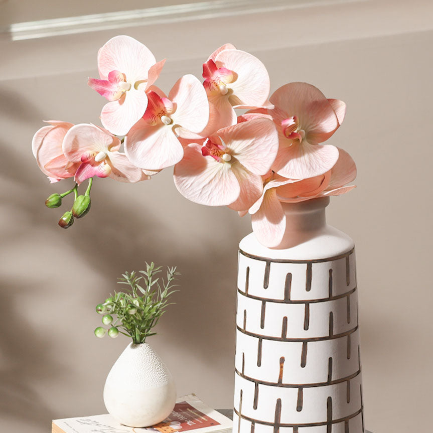 Phalaenopsis Orchid Faux Stem - Peach