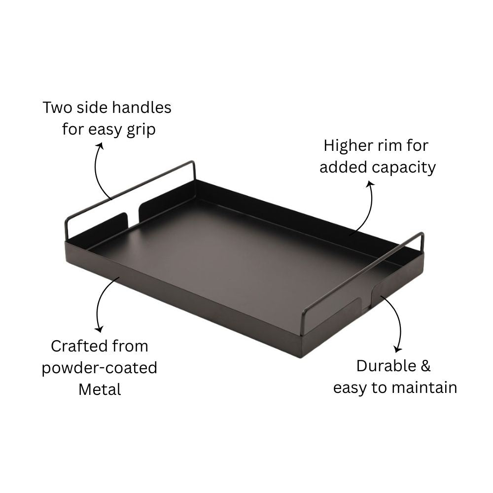 Muro Serving Tray Medium - Black
