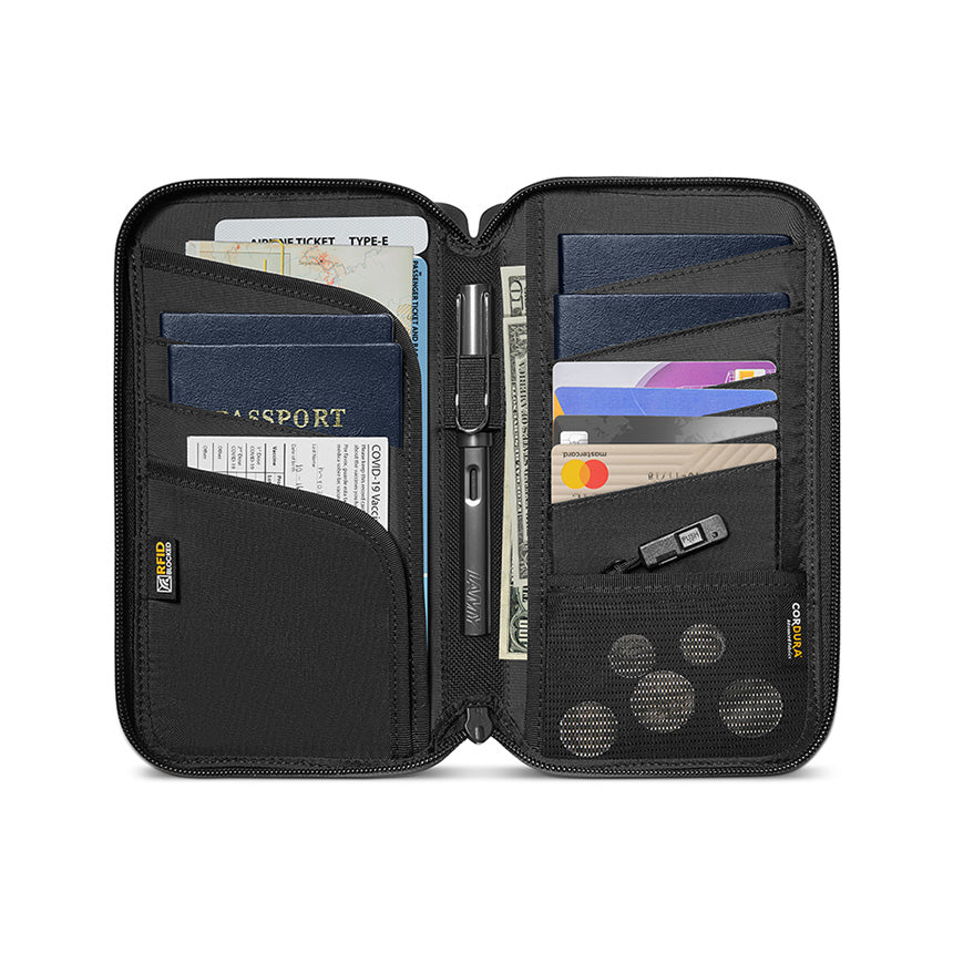 Navigator Passport Holder - Black