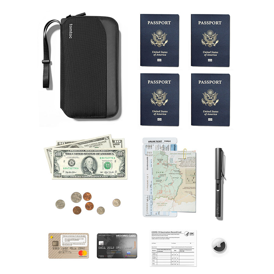 Navigator Passport Holder - Black