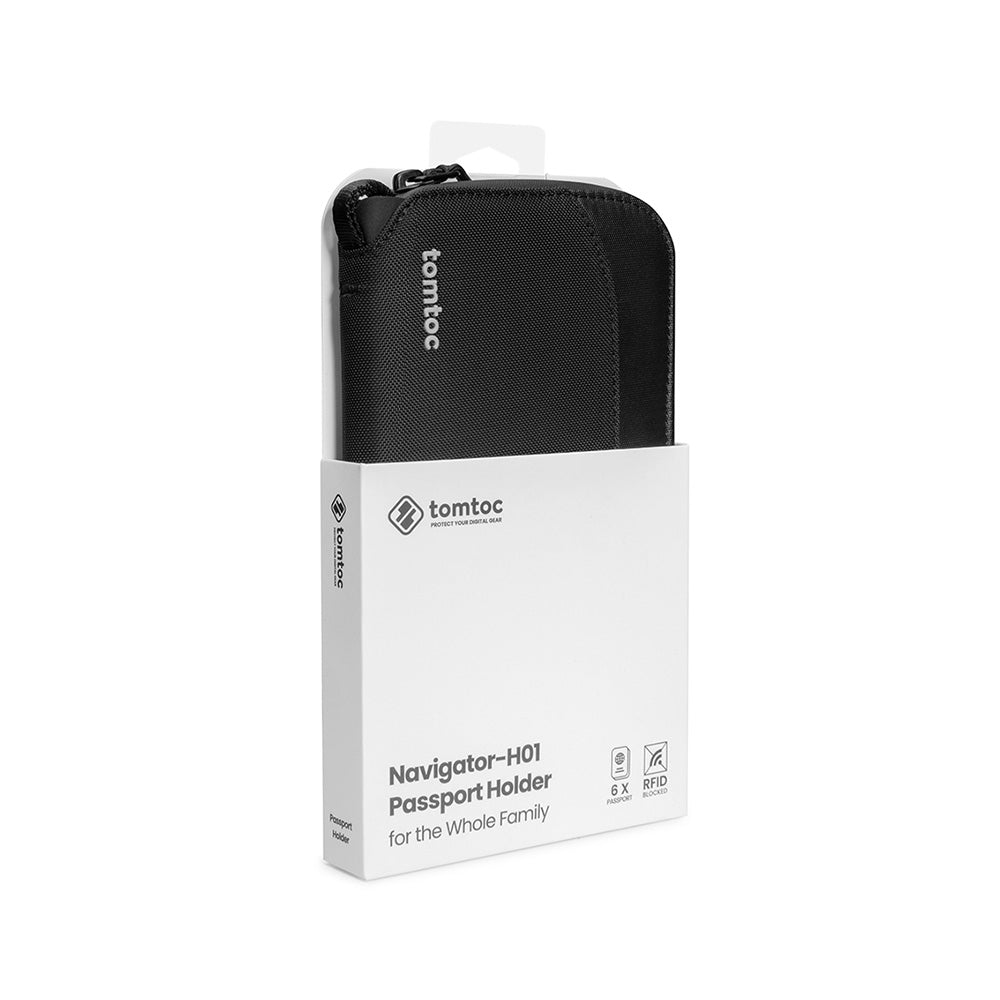 Navigator Passport Holder - Black