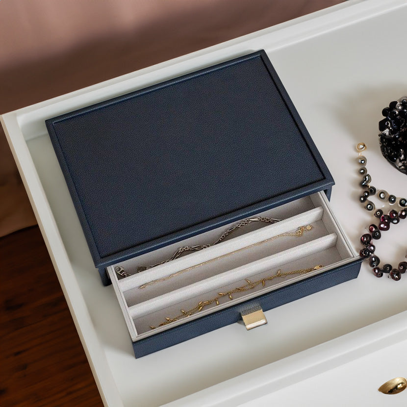 Necklaces Drawer Medium - Navy Blue