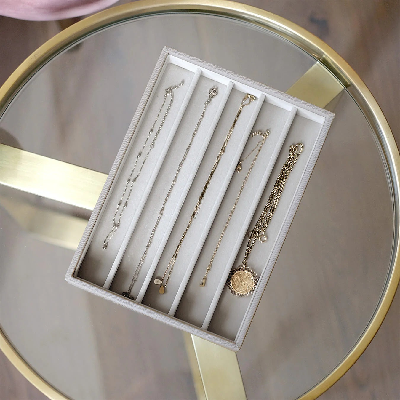 Necklaces Layer Medium - Taupe