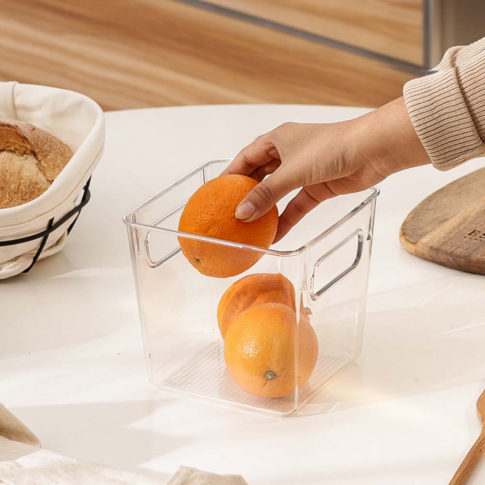 Nest Square Fridge Bin Small - Clear