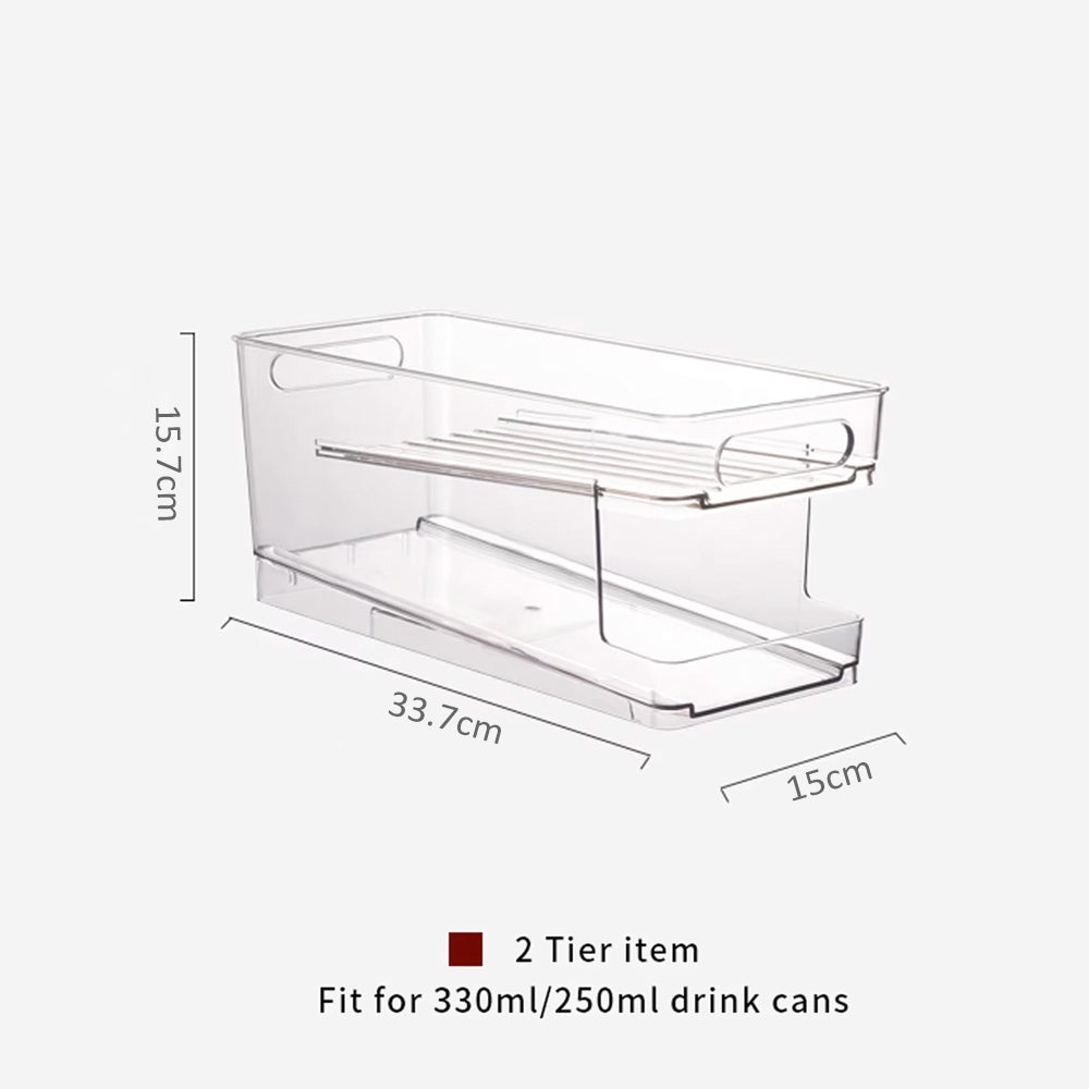 Nest Tiered Soda Can Dispenser - Clear