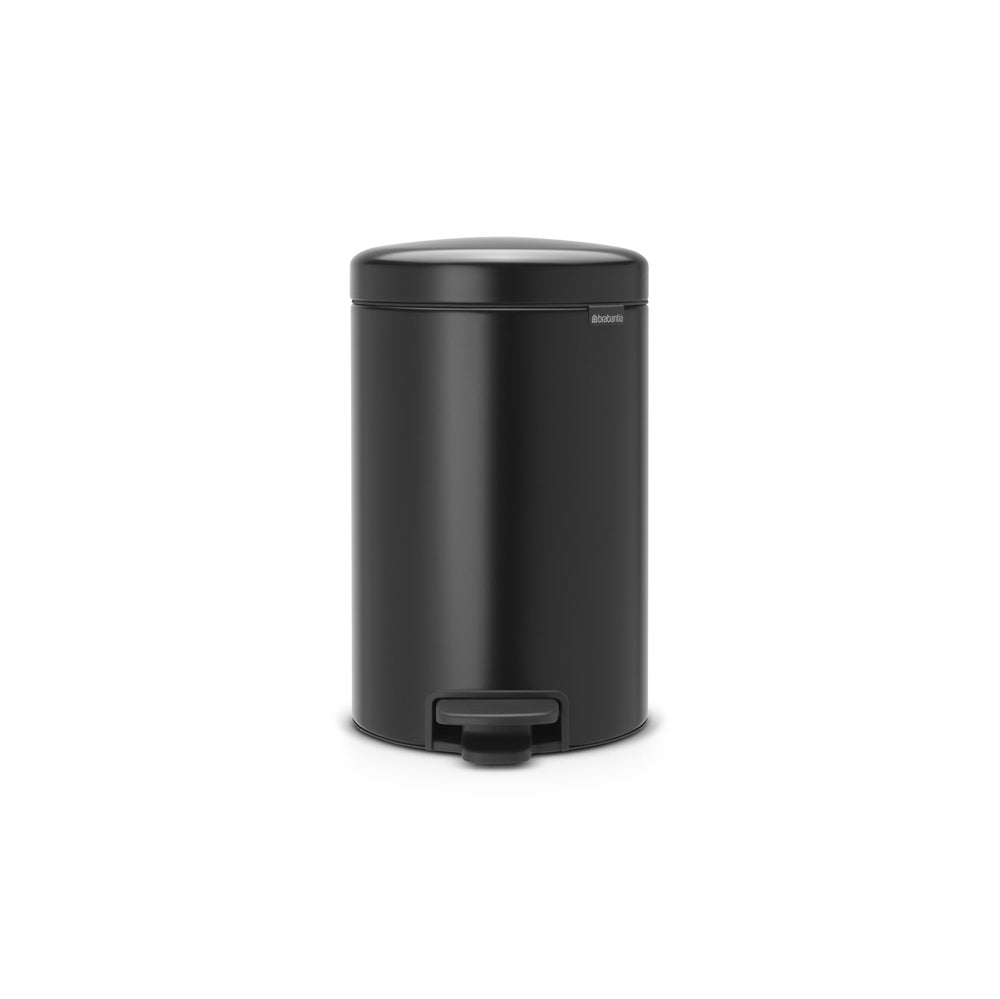 NewIcon Pedal Bin 12L - Matte Black